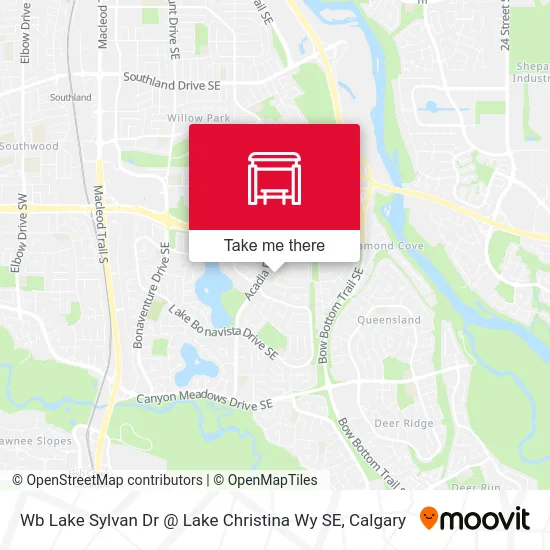 Wb Lake Sylvan Dr @ Lake Christina Wy SE map