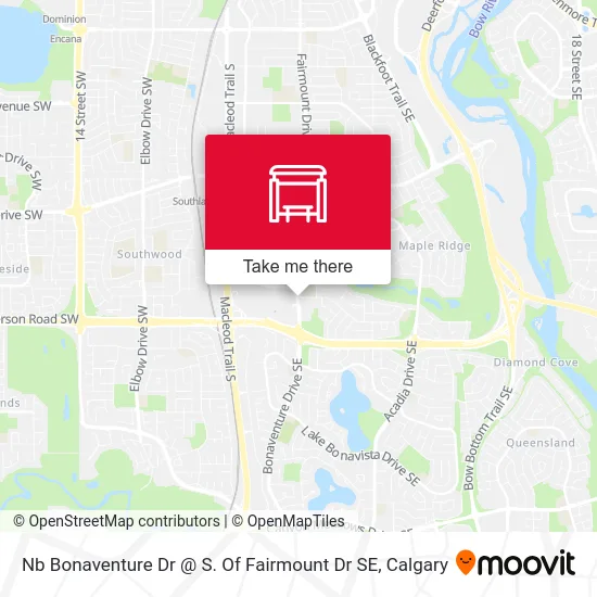 Nb Bonaventure Dr @ S. Of Fairmount Dr SE map