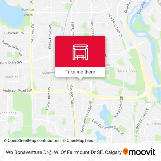 Wb Bonaventure Dr@ W. Of Fairmount Dr SE map