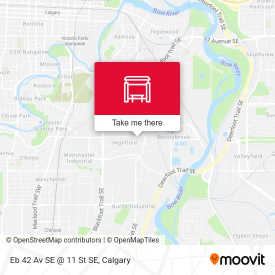 Eb 42 Av SE @ 11 St SE map