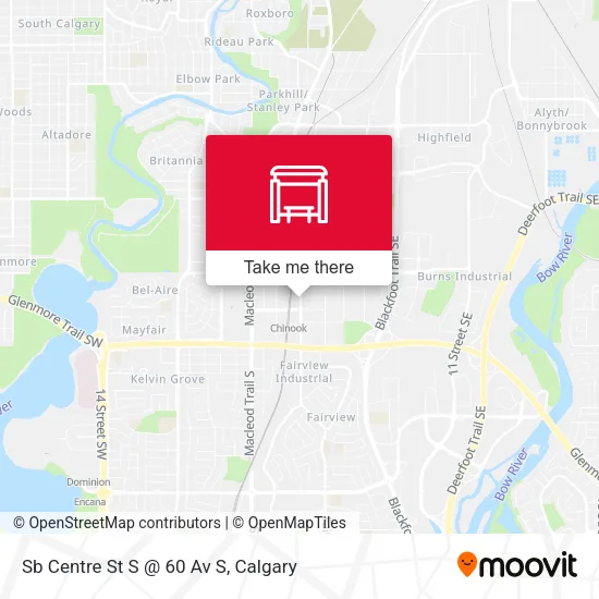 Sb Centre St S @ 60 Av S map