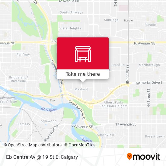 Eb Centre Av @ 19 St E map