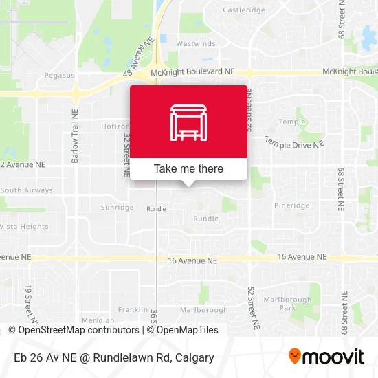 Eb 26 Av NE @ Rundlelawn Rd map