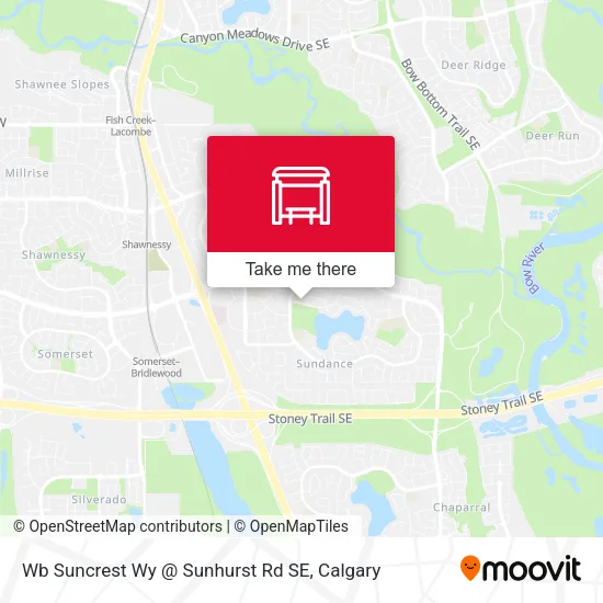 Wb Suncrest Wy @ Sunhurst Rd SE map
