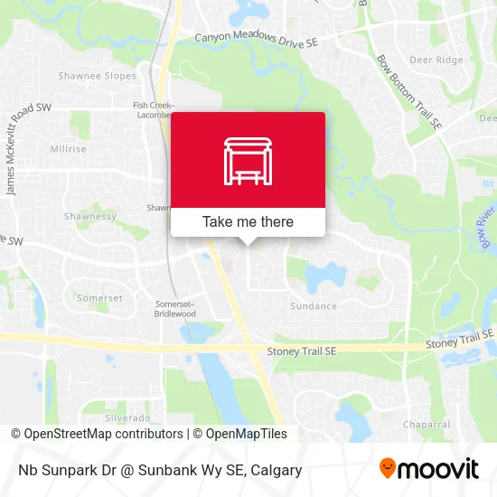 Nb Sunpark Dr @ Sunbank Wy SE map