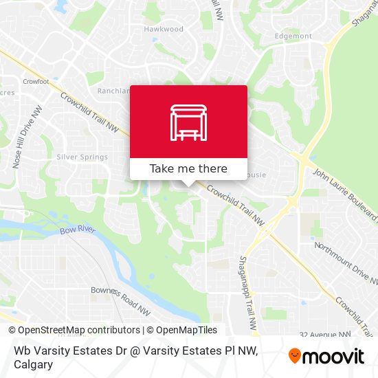 Wb Varsity Estates Dr @ Varsity Estates Pl NW map