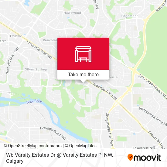 Wb Varsity Estates Dr @ Varsity Estates Pl NW map