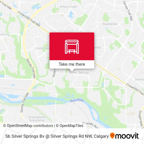 Sb Silver Springs Bv @ Silver Springs Rd NW map