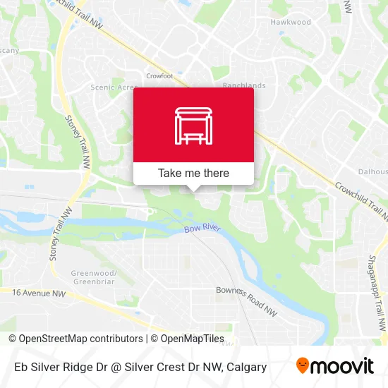 Eb Silver Ridge Dr @ Silver Crest Dr NW map