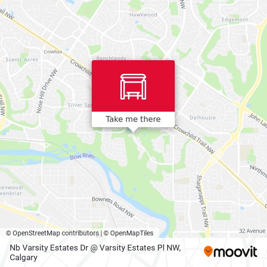 Nb Varsity Estates Dr @ Varsity Estates Pl NW map