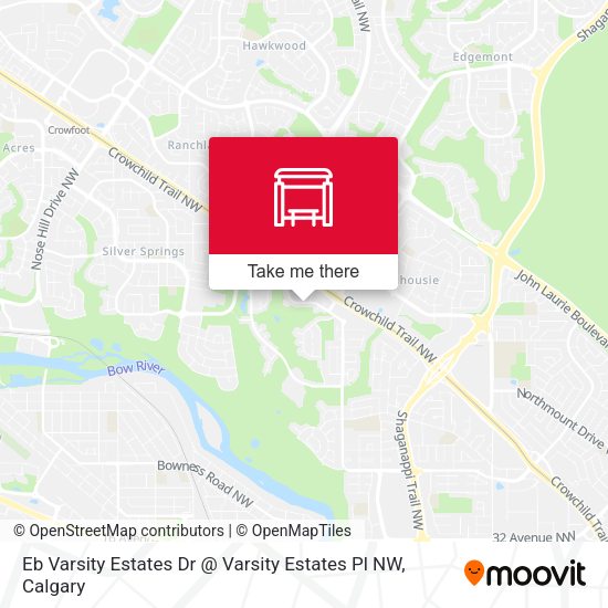 Eb Varsity Estates Dr @ Varsity Estates Pl NW map