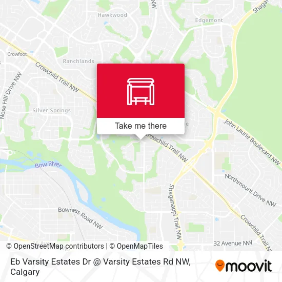 Eb Varsity Estates Dr @ Varsity Estates Rd NW map
