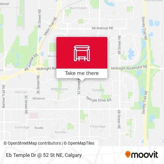 Lord Of Maps Colorado How To Get To Eb Temple Dr @ 52 St Ne In Calgary By Bus Or Light Rail?