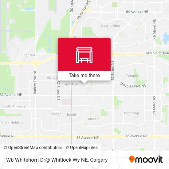 Wb Whitehorn Dr@ Whitlock Wy NE map