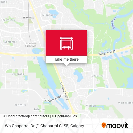 Wb Chaparral Dr @ Chaparral Ci SE map