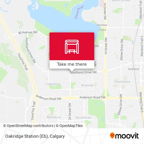 Oakridge Station (Eb) plan