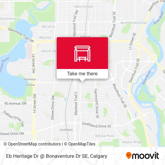 Eb Heritage Dr @ Bonaventure Dr SE map