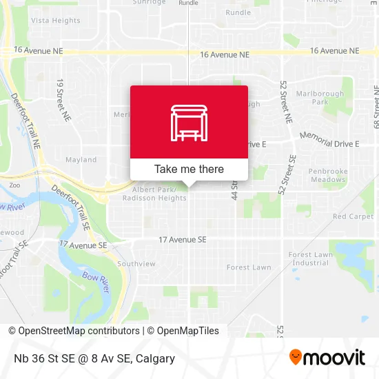 Nb 36 St SE @ 8 Av SE map