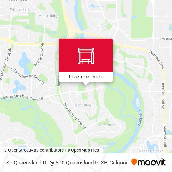 Sb Queensland Dr @ 500 Queensland Pl SE map