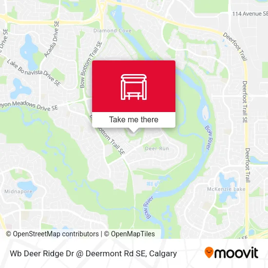 Wb Deer Ridge Dr @ Deermont Rd SE map