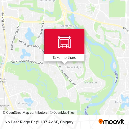 Nb Deer Ridge Dr @ 137 Av SE map
