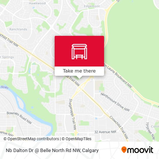 Nb Dalton Dr @ Belle North Rd NW map
