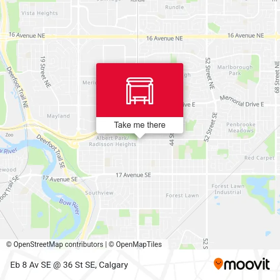 Eb 8 Av SE @ 36 St SE map