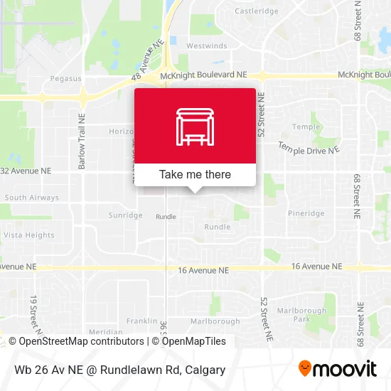 Wb 26 Av NE @ Rundlelawn Rd map