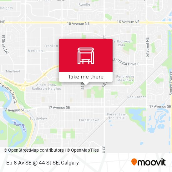 Eb 8 Av SE @ 44 St SE map