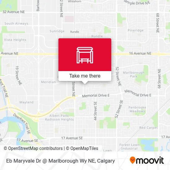 Eb Maryvale Dr @ Marlborough Wy NE map