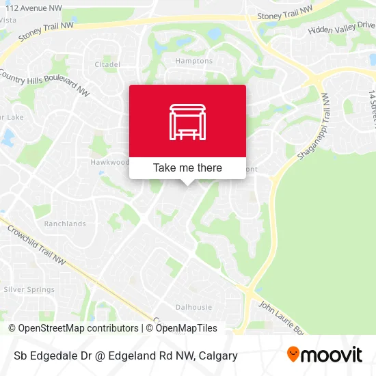 Sb Edgedale Dr @ Edgeland Rd NW map