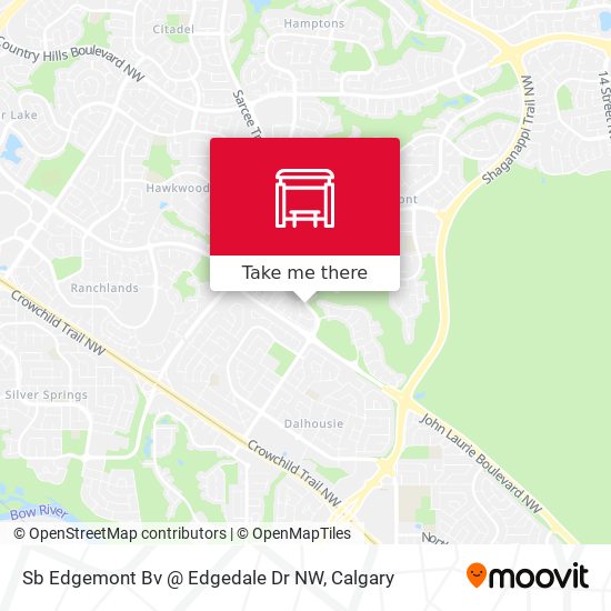Sb Edgemont Bv @ Edgedale Dr NW map