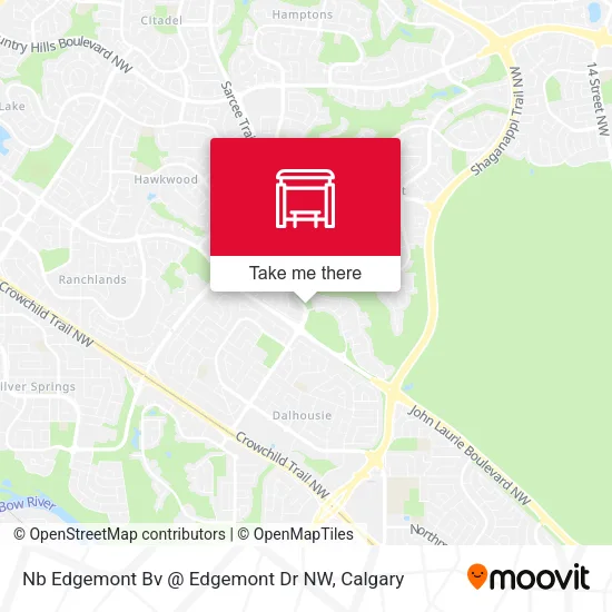 Nb Edgemont Bv @ Edgemont Dr NW map