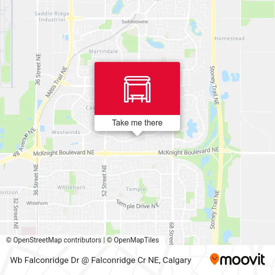 Wb Falconridge Dr @ Falconridge Cr NE plan