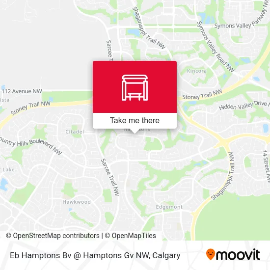 Eb Hamptons Bv @ Hamptons Gv NW map