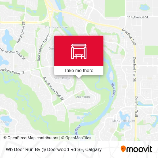 Wb Deer Run Bv @ Deerwood Rd SE map