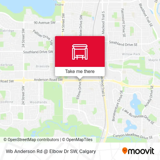 Wb Anderson Rd @ Elbow Dr SW plan