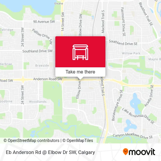 Eb Anderson Rd @ Elbow Dr SW plan
