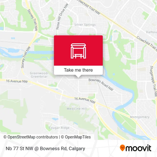 Nb 77 St NW @ Bowness Rd plan