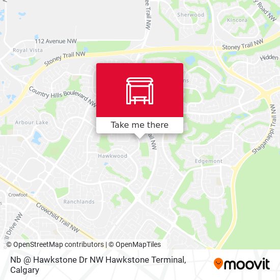 Nb @ Hawkstone Dr NW Hawkstone Terminal plan