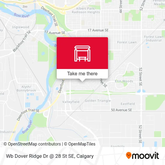 Wb Dover Ridge Dr @ 28 St SE map