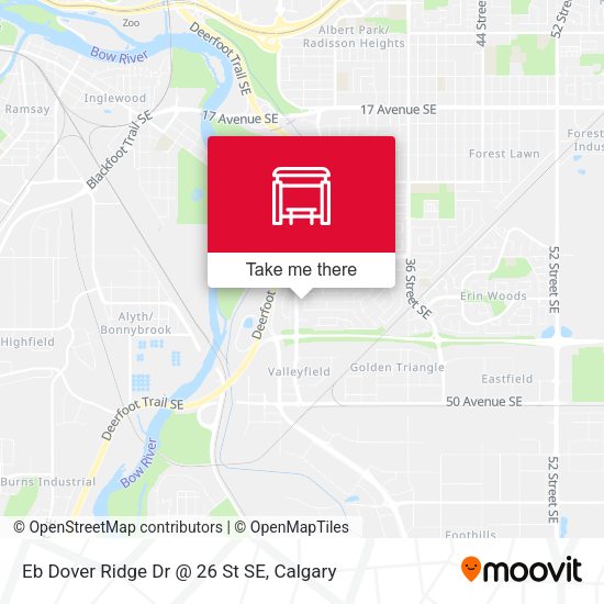 Eb Dover Ridge Dr @ 26 St SE map