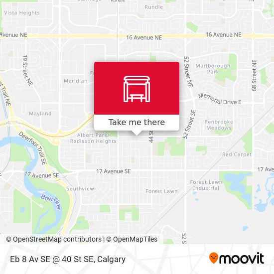 Eb 8 Av SE @ 40 St SE map