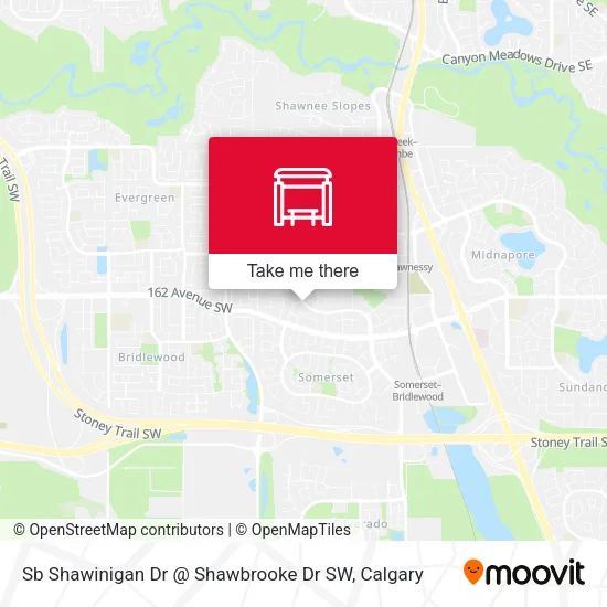 Sb Shawinigan Dr @ Shawbrooke Dr SW map
