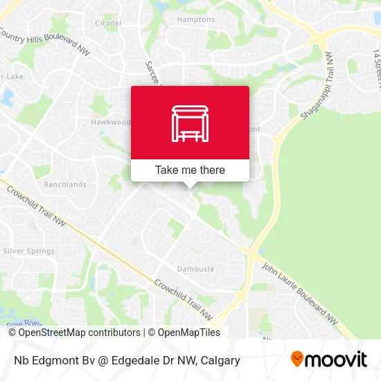Nb Edgmont Bv @ Edgedale Dr NW map