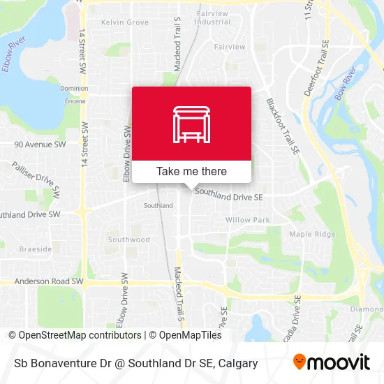 Sb Bonaventure Dr @ Southland Dr SE map