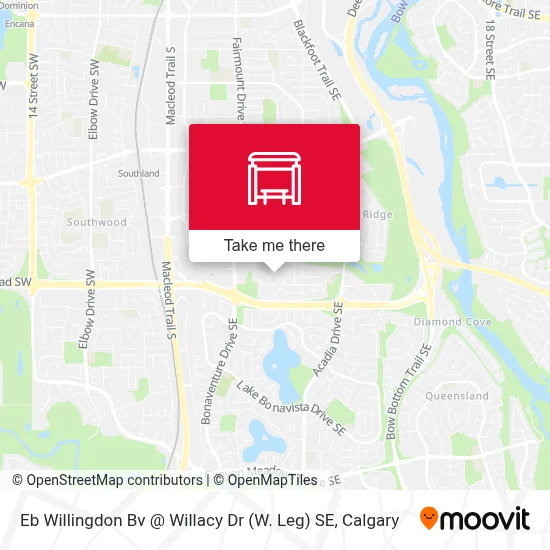 Eb Willingdon Bv @  Willacy Dr (W. Leg) SE map