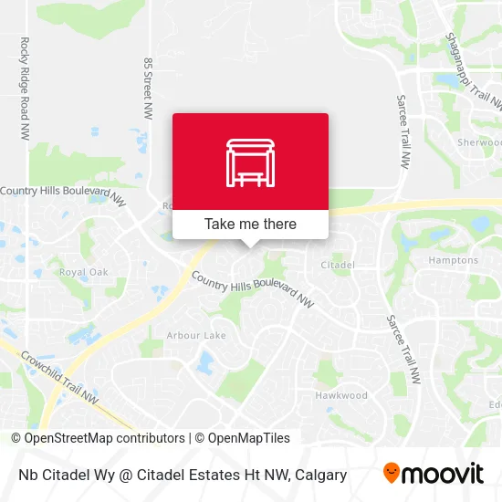 Nb Citadel Wy @ Citadel Estates Ht NW map