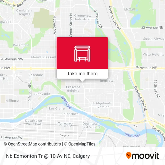 Nb Edmonton Tr @ 10 Av NE plan