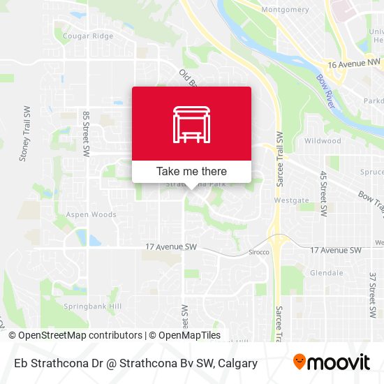 Eb Strathcona Dr @ Strathcona Bv SW map